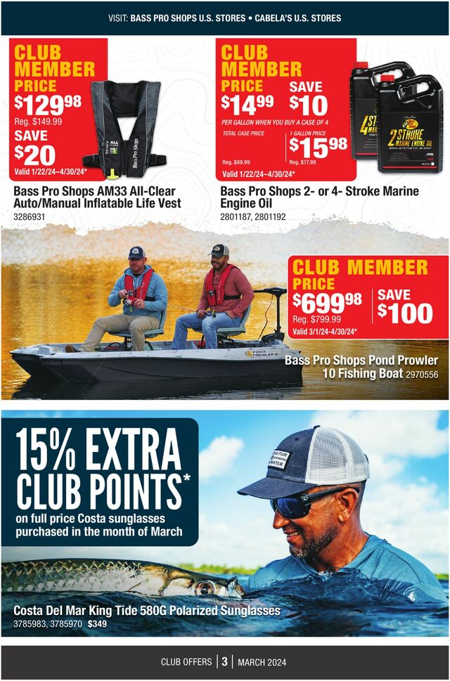 Catalogue Cabela's from 03/01/2024