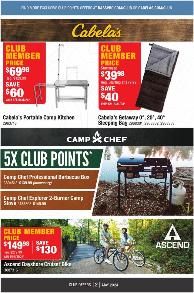 Catalogue Cabela's from 05/01/2024