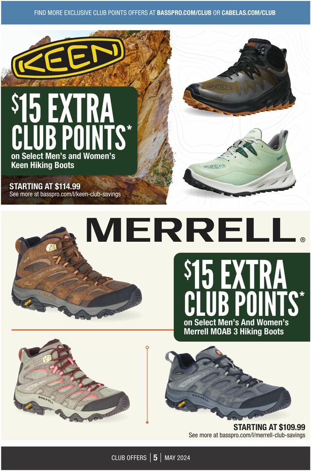Catalogue Cabela's from 05/01/2024