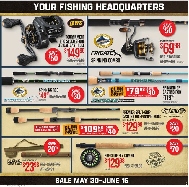 Catalogue Cabela's from 05/30/2024