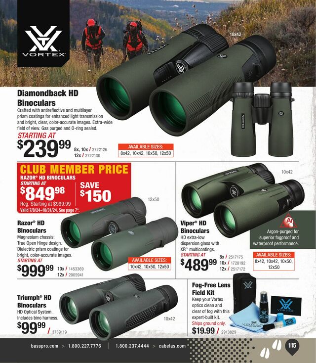 Catalogue Cabela's from 07/31/2024