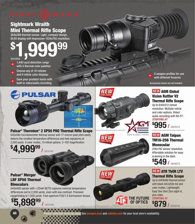 Catalogue Cabela's from 08/21/2024