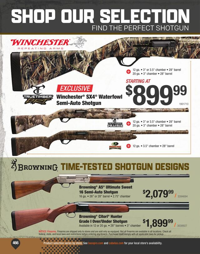 Catalogue Cabela's from 09/04/2024
