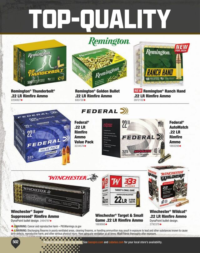 Catalogue Cabela's from 09/04/2024