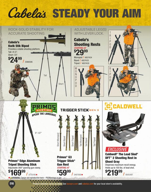 Catalogue Cabela's from 09/04/2024