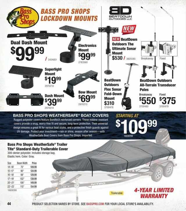 Catalogue Cabela's from 08/28/2024