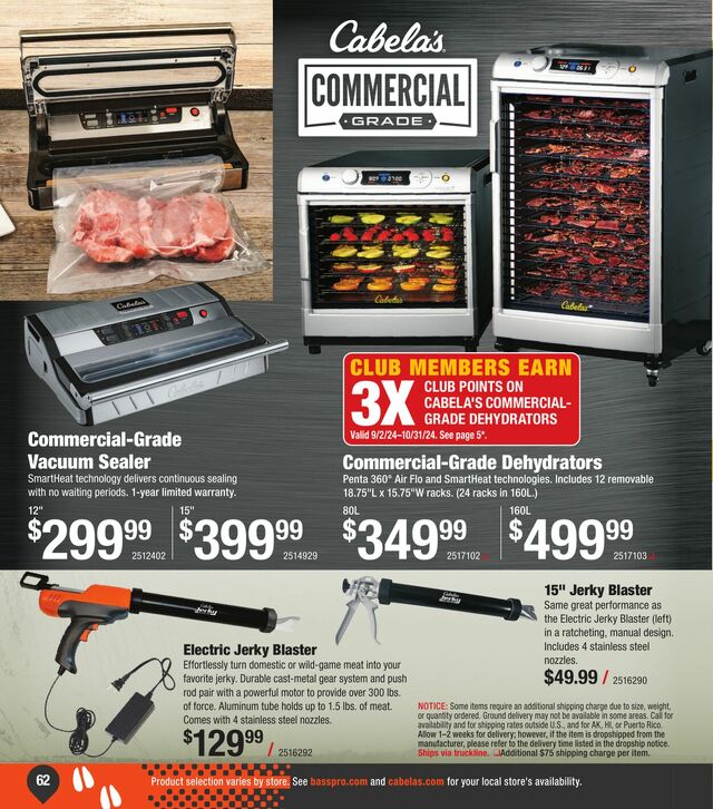 Catalogue Cabela's from 09/25/2024