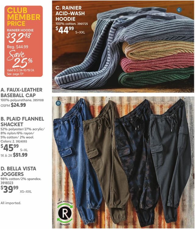 Catalogue Cabela's from 09/25/2024