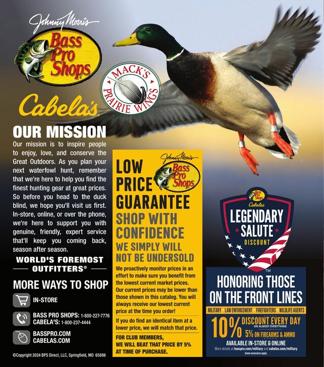 Catalogue Cabela's from 09/25/2024