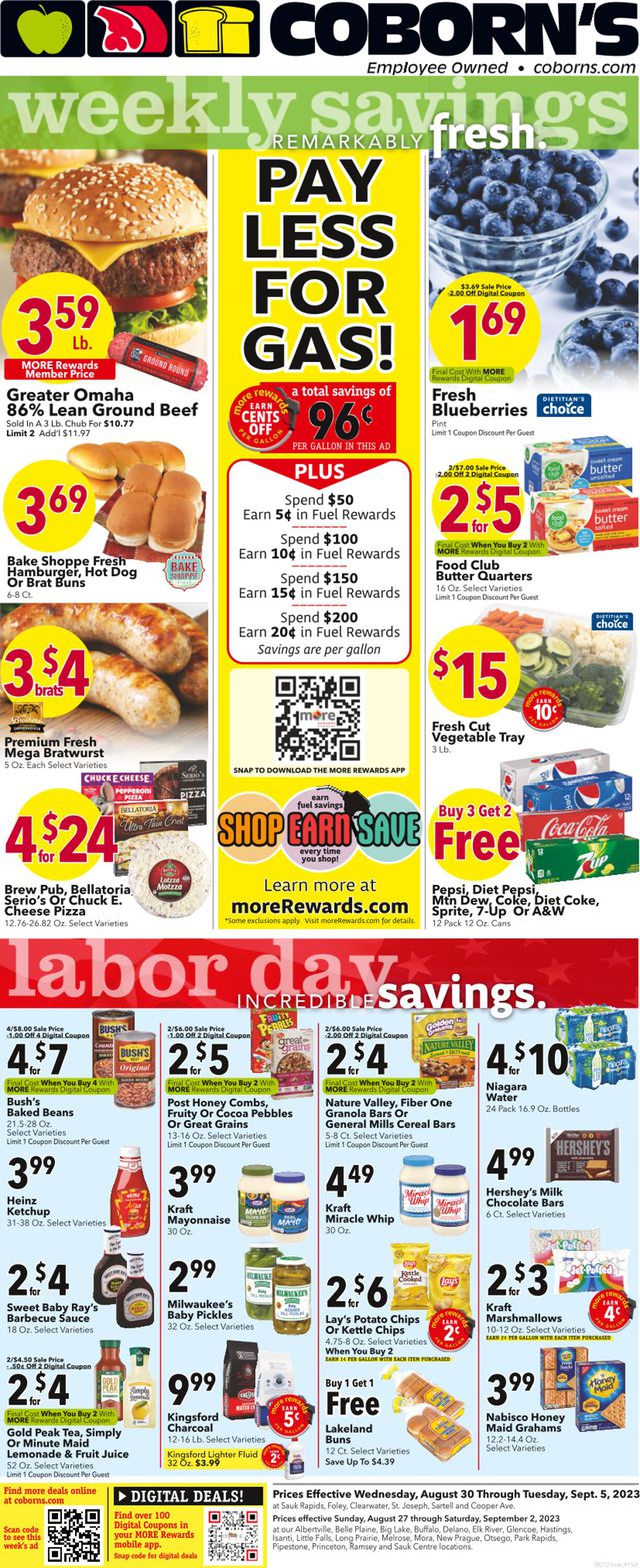 Catalogue Coborn's from 08/31/2023