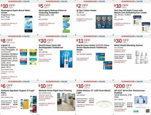 Catalogue Costco from 12/27/2023