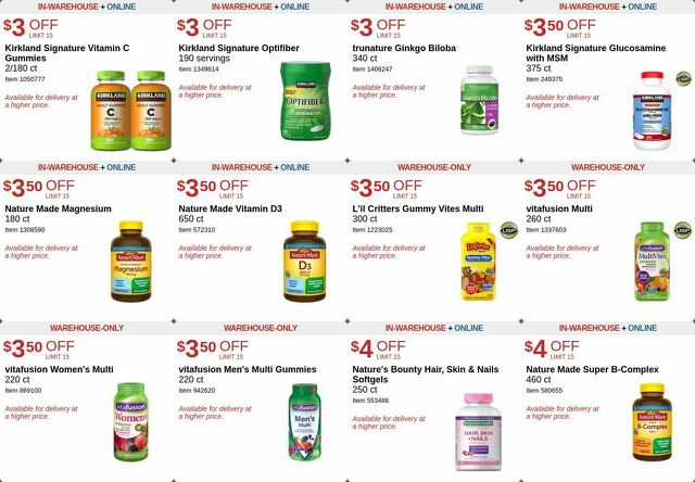 Catalogue Costco from 12/27/2023