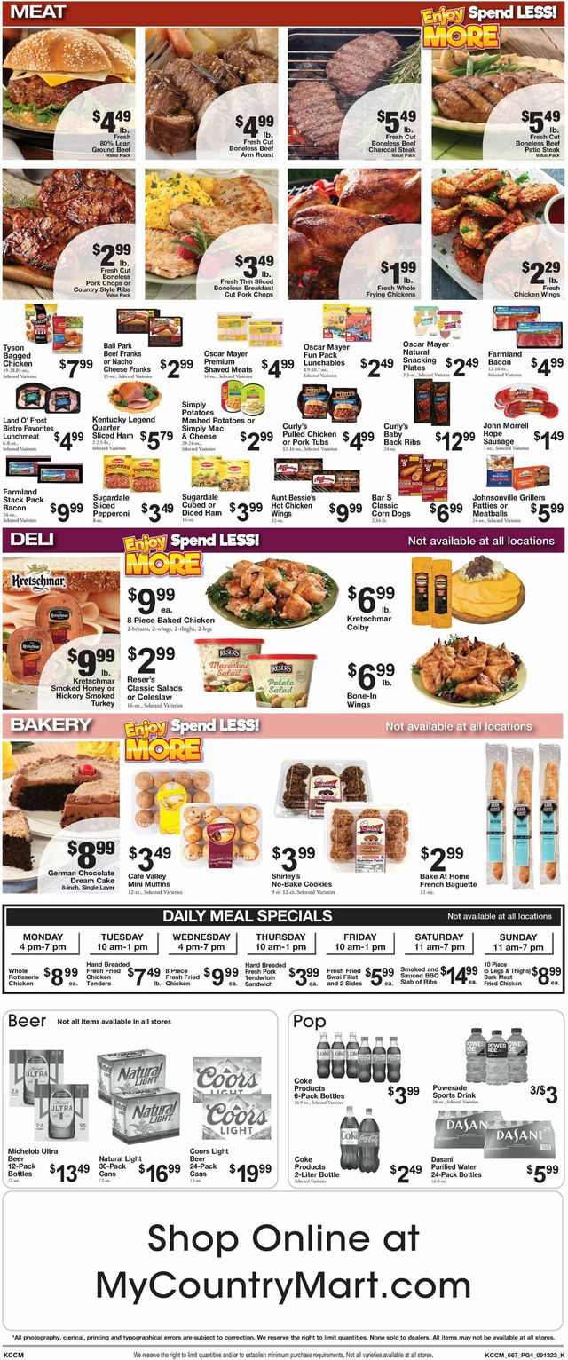 Catalogue Country Mart from 09/12/2023