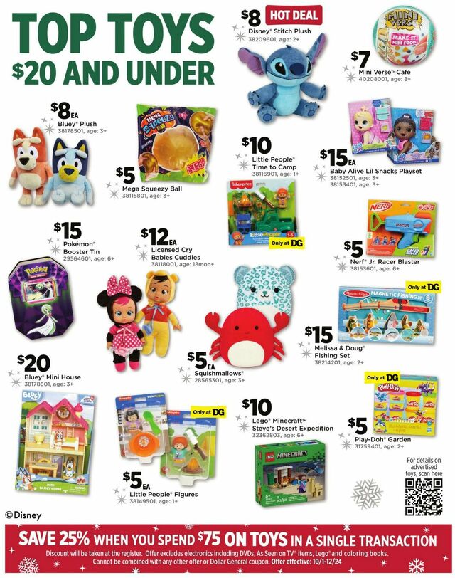 Catalogue Dollar General from 10/21/2024