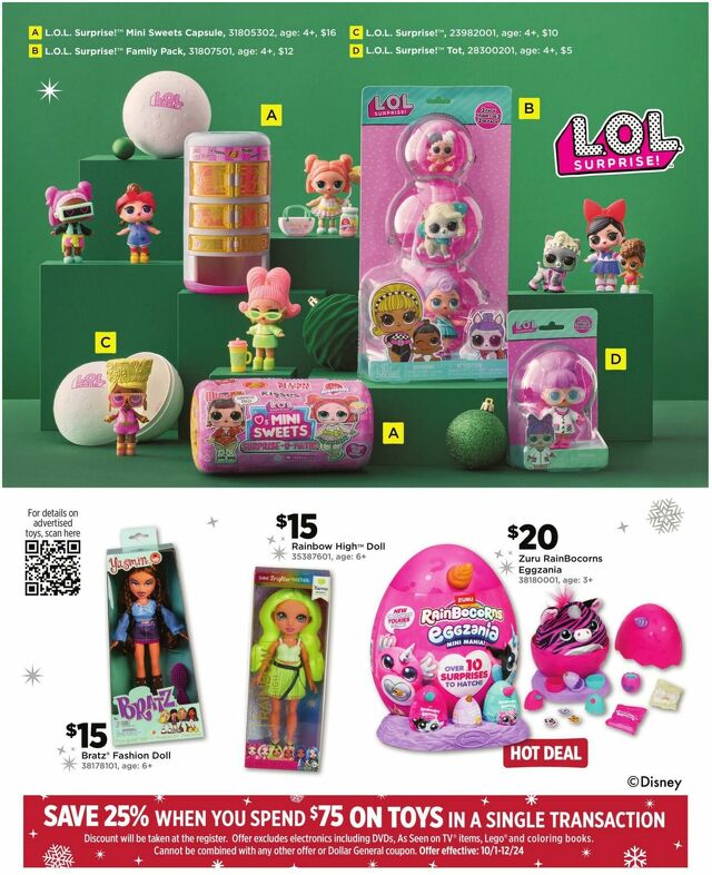 Catalogue Dollar General from 10/21/2024