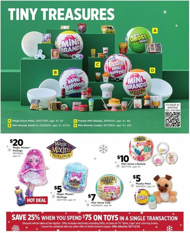 Catalogue Dollar General from 10/21/2024