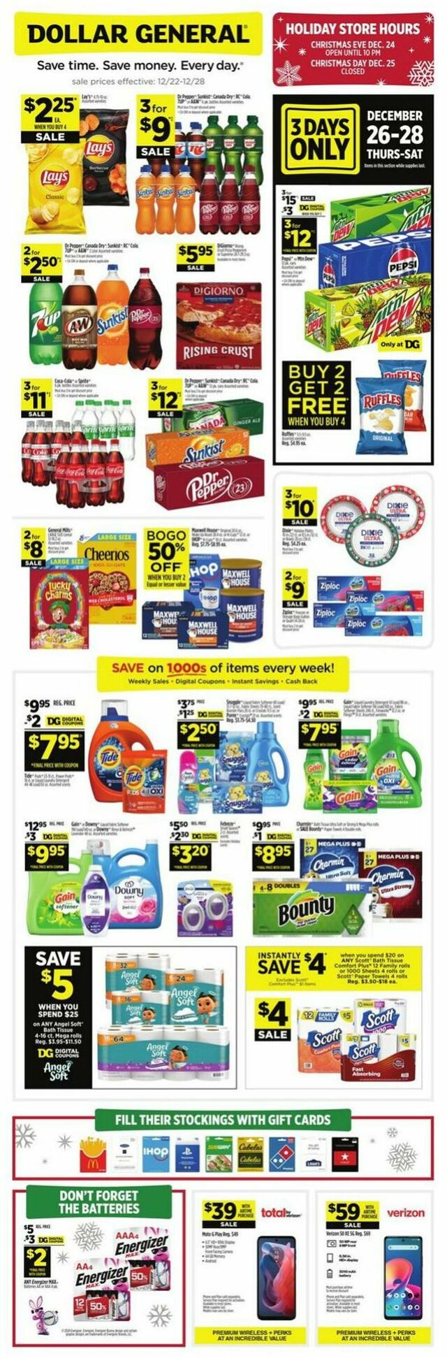 Catalogue Dollar General from 12/22/2024