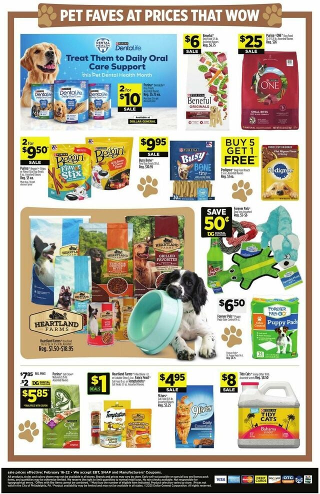 Catalogue Dollar General from 02/16/2025