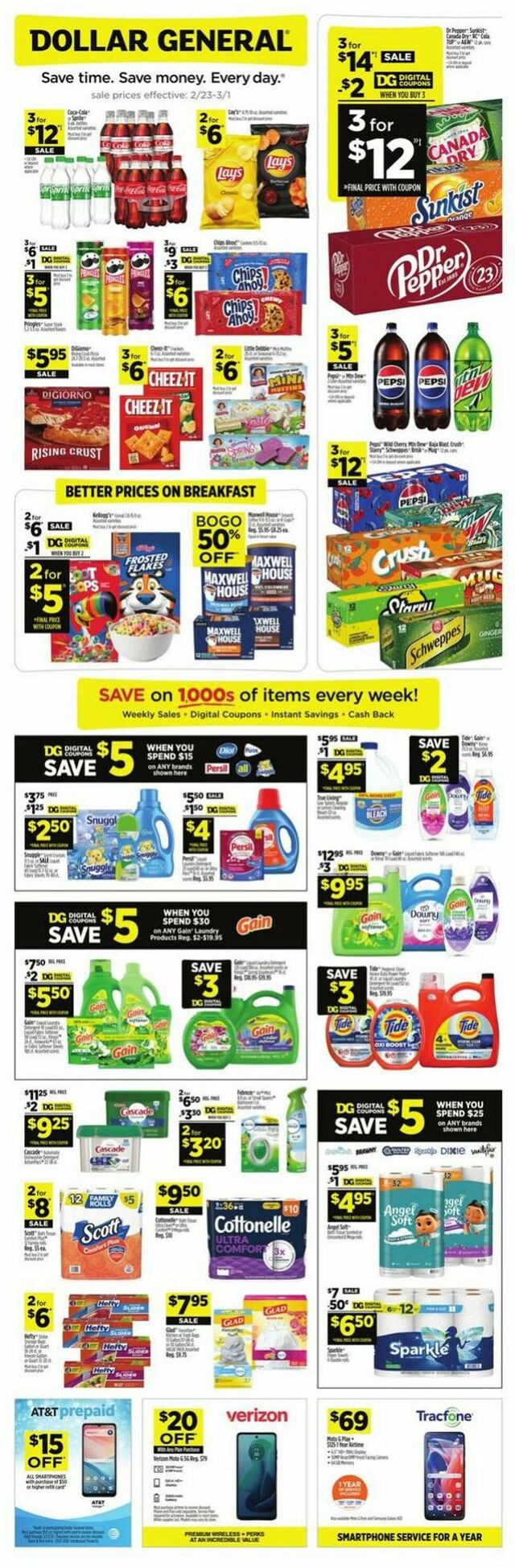 Catalogue Dollar General from 02/23/2025