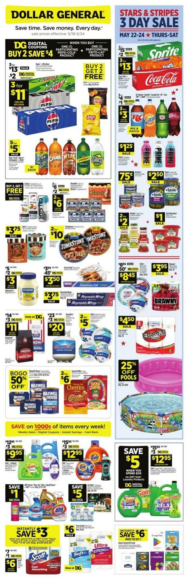 Catalogue Dollar General from 05/18/2025