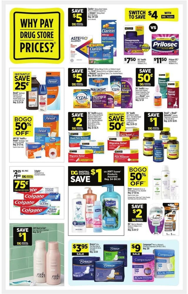 Catalogue Dollar General from 05/25/2025