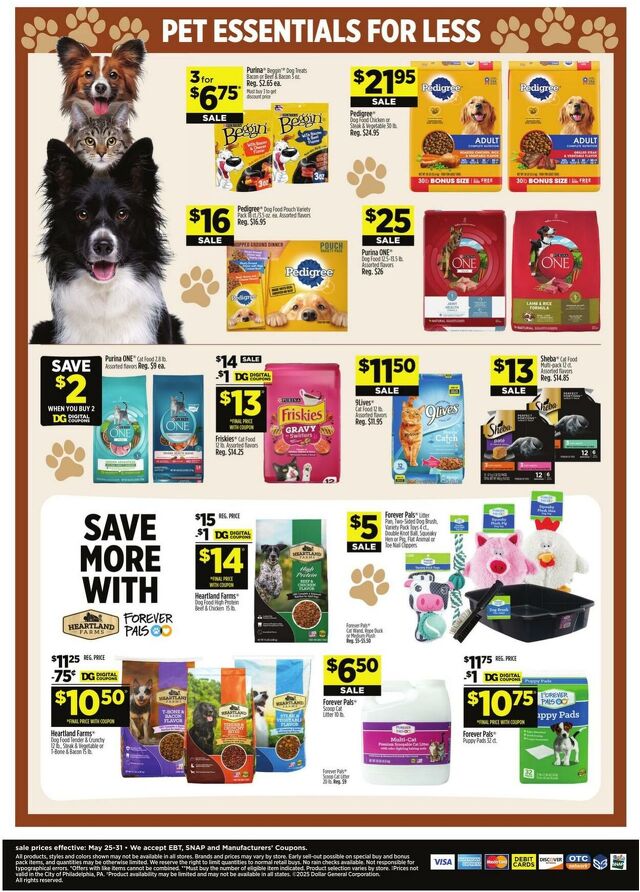 Catalogue Dollar General from 05/25/2025
