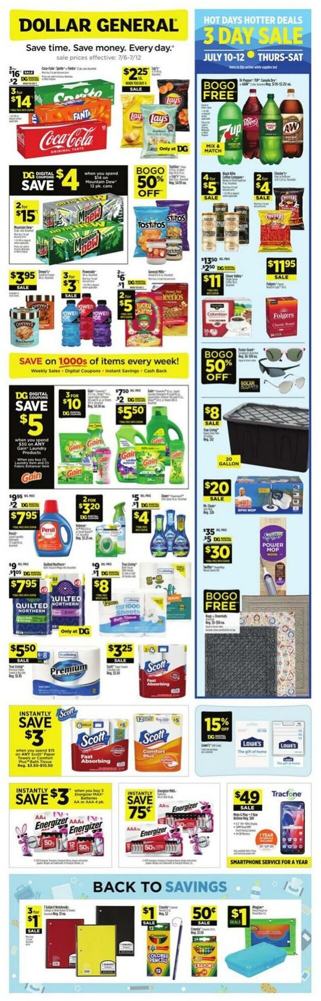 Catalogue Dollar General from 07/06/2025