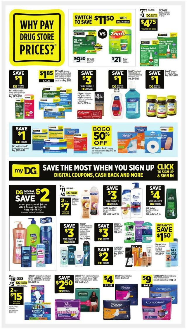 Catalogue Dollar General from 07/06/2025