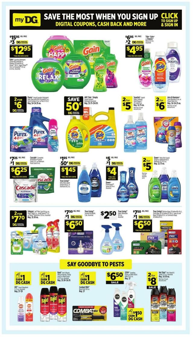 Catalogue Dollar General from 07/13/2025