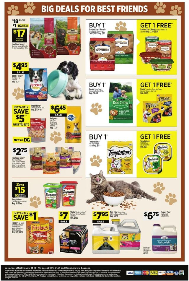 Catalogue Dollar General from 07/13/2025