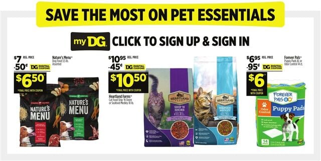 Catalogue Dollar General from 07/20/2025