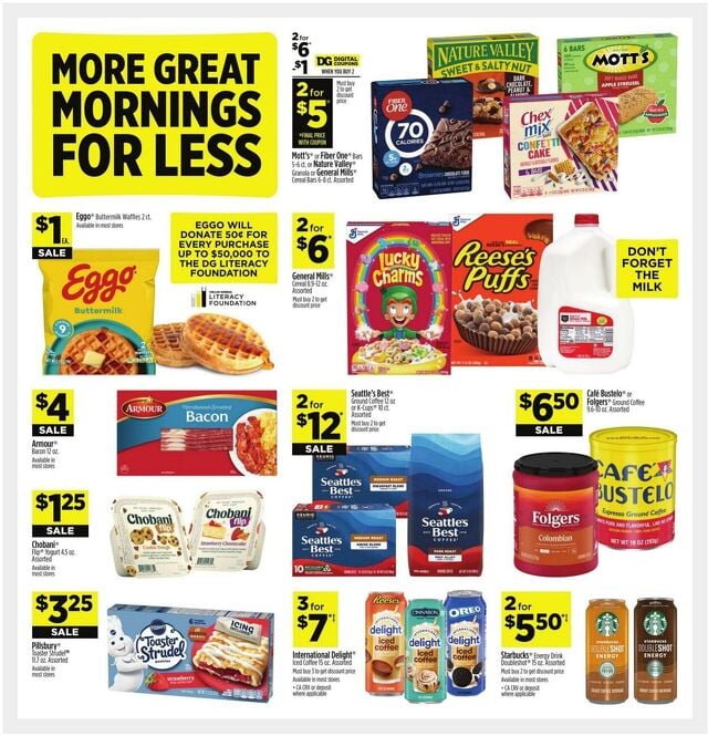 Catalogue Dollar General from 07/20/2025