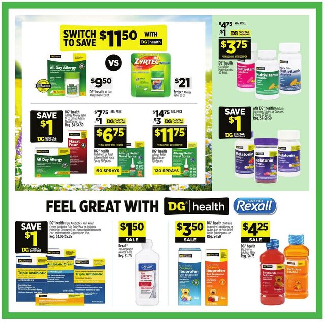 Catalogue Dollar General from 07/20/2025