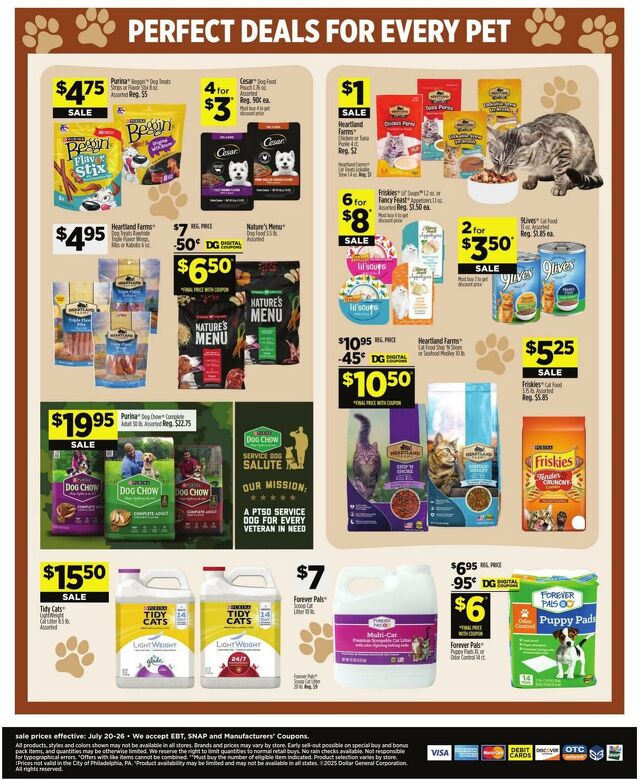 Catalogue Dollar General from 07/20/2025