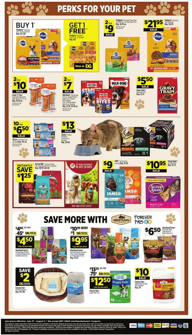Catalogue Dollar General from 07/27/2025