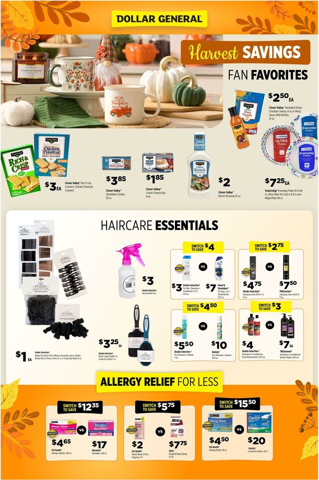 Catalogue Dollar General from 08/31/2025