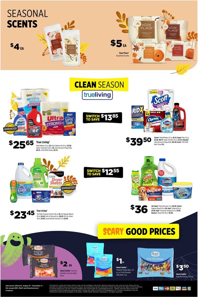 Catalogue Dollar General from 08/31/2025