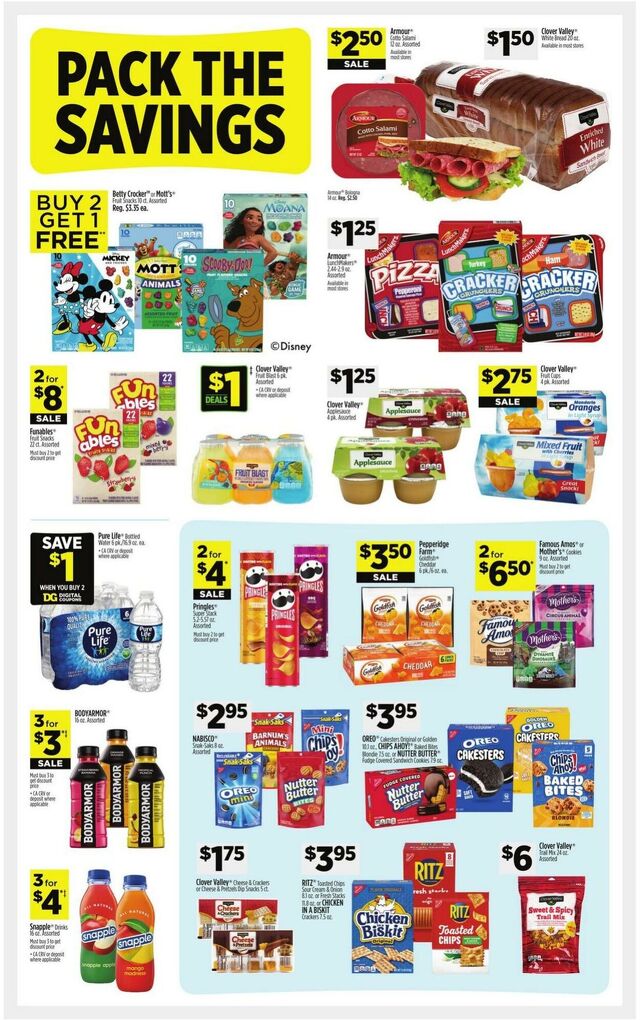 Catalogue Dollar General from 08/31/2025