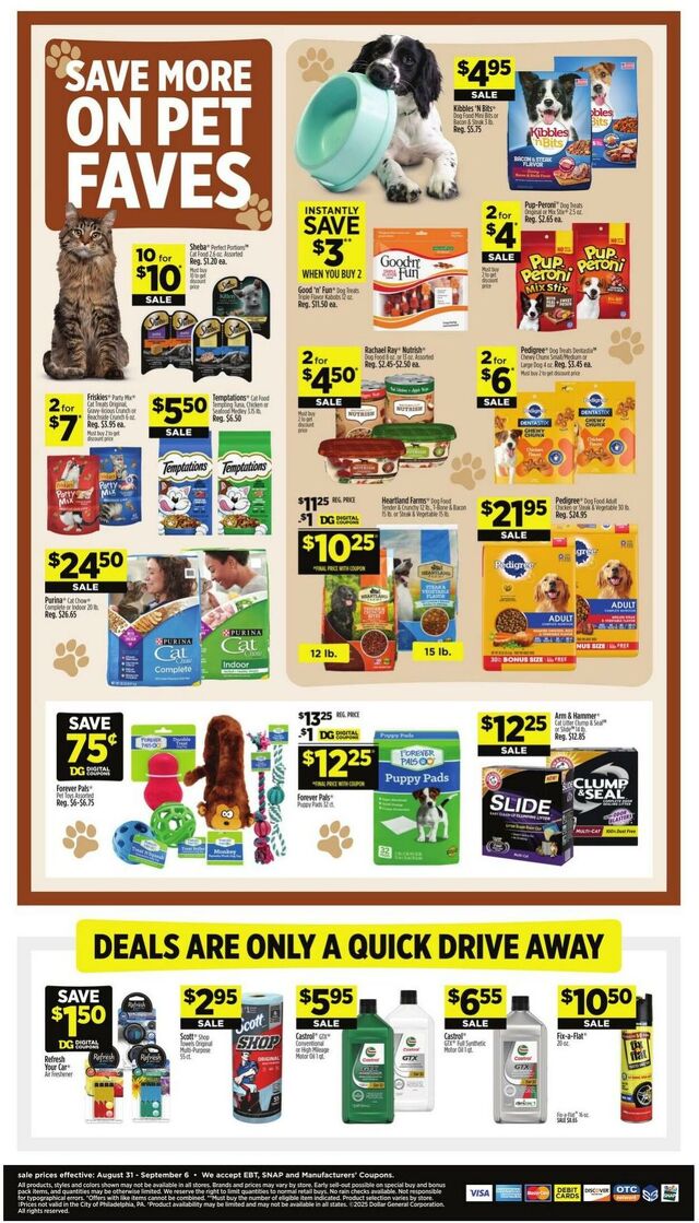 Catalogue Dollar General from 08/31/2025