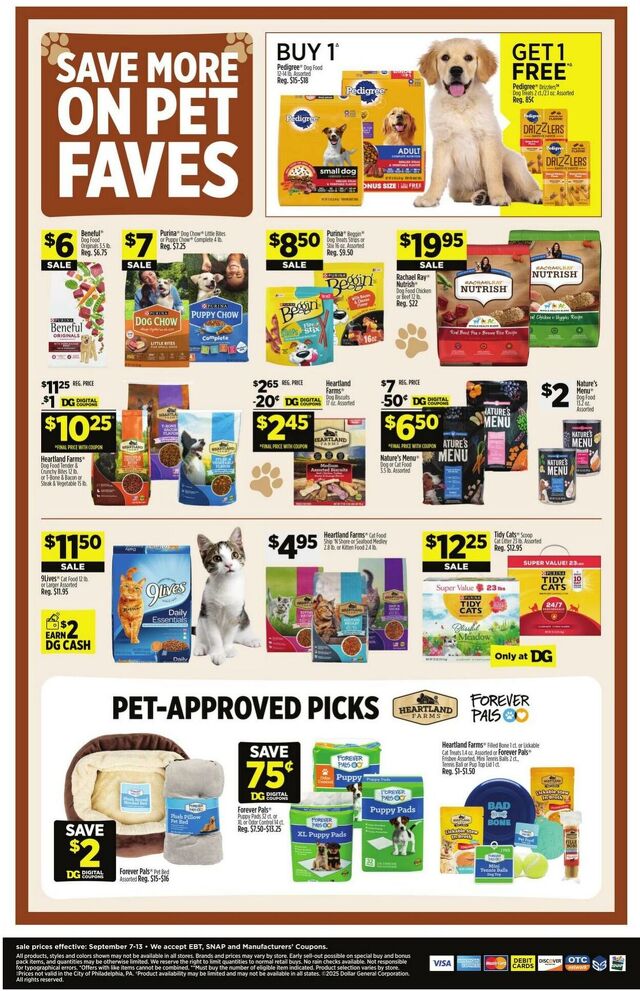 Catalogue Dollar General from 09/07/2025