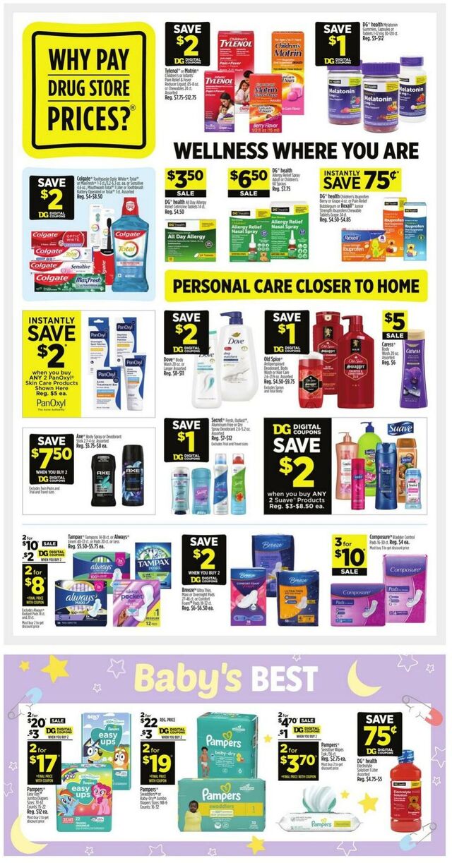 Catalogue Dollar General from 09/14/2025
