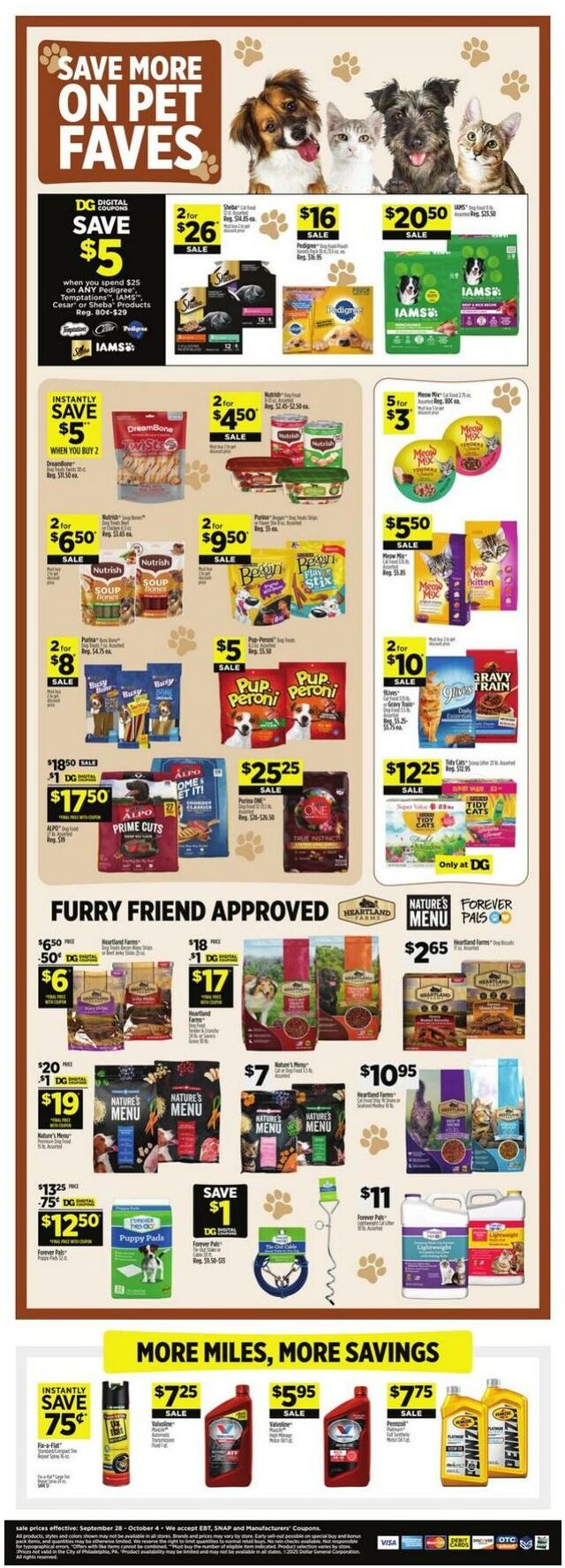 Catalogue Dollar General from 09/28/2025