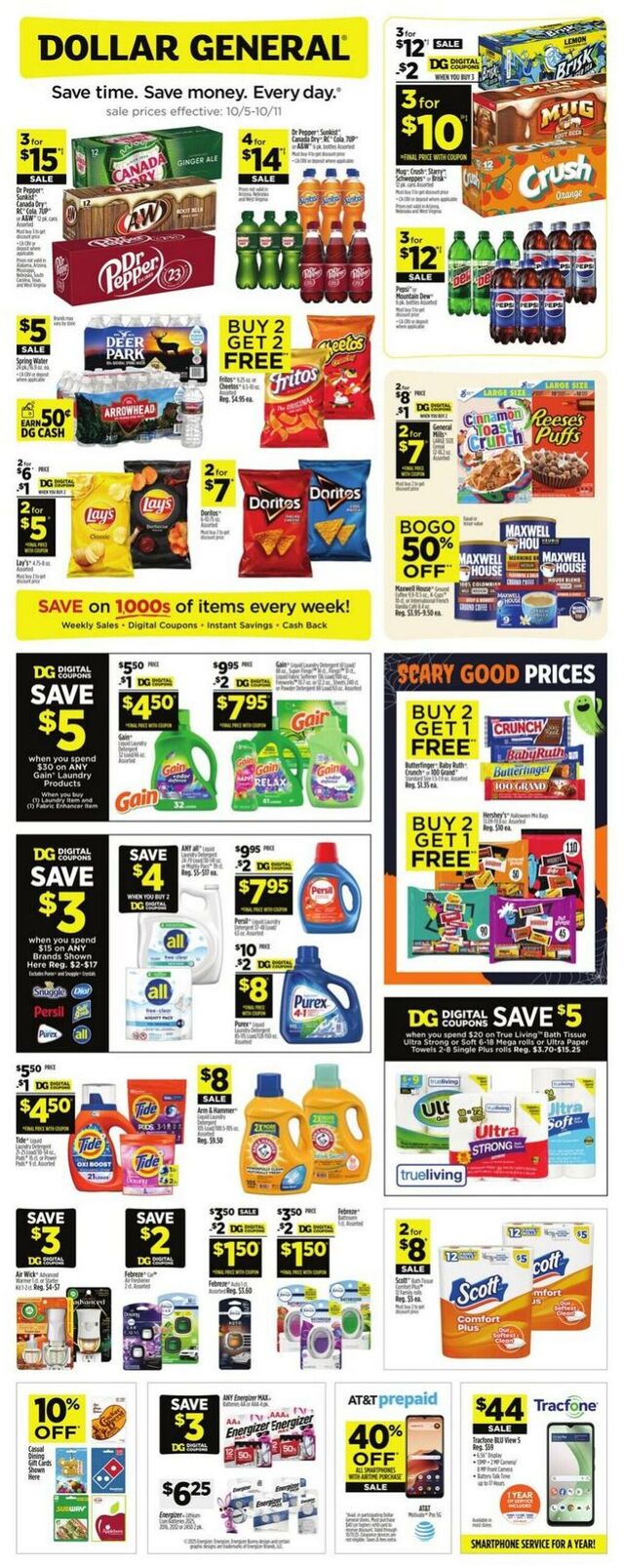 Catalogue Dollar General from 10/05/2025