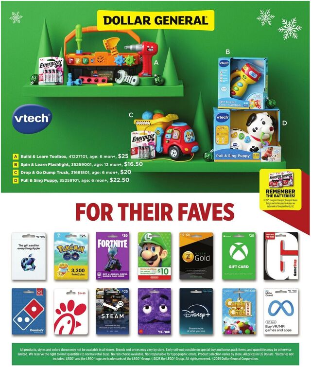 Catalogue Dollar General from 10/19/2025