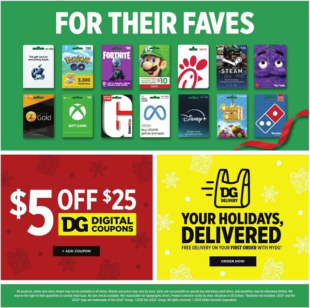 Catalogue Dollar General from 10/19/2025