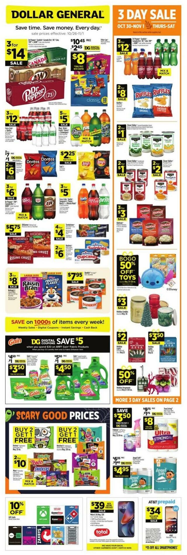 Catalogue Dollar General from 10/26/2025