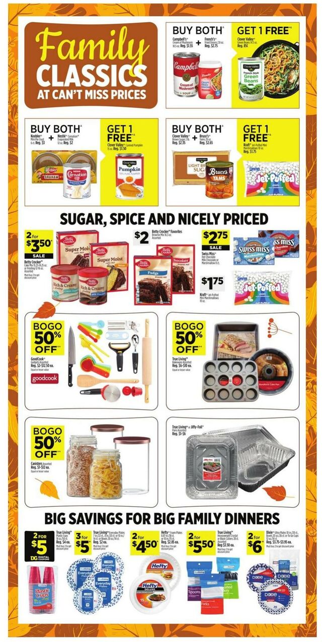 Catalogue Dollar General from 10/26/2025