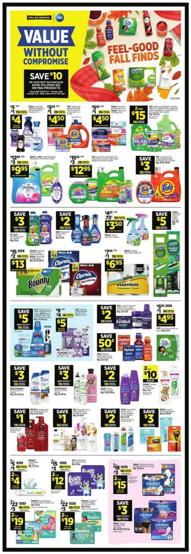 Catalogue Dollar General from 10/26/2025