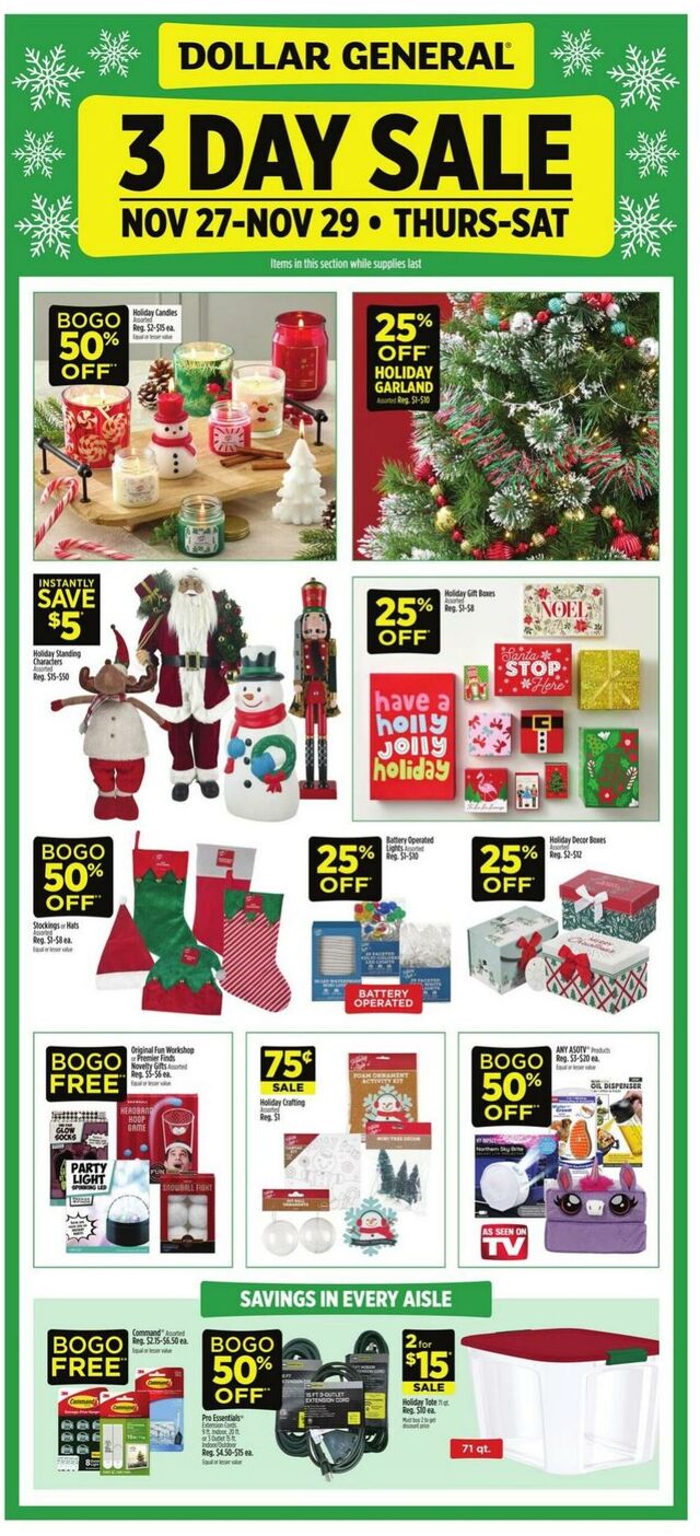 Catalogue Dollar General from 11/23/2025