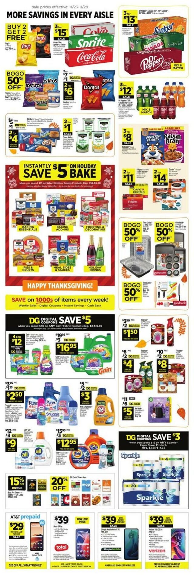 Catalogue Dollar General from 11/23/2025